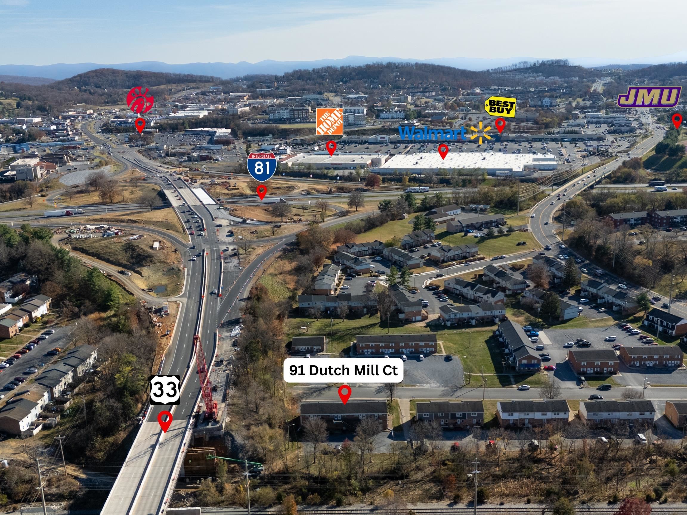 91 DUTCH MILL CT, HARRISONBURG, Virginia 22801, ,Residential,91 DUTCH MILL CT,671213 MLS # 671213