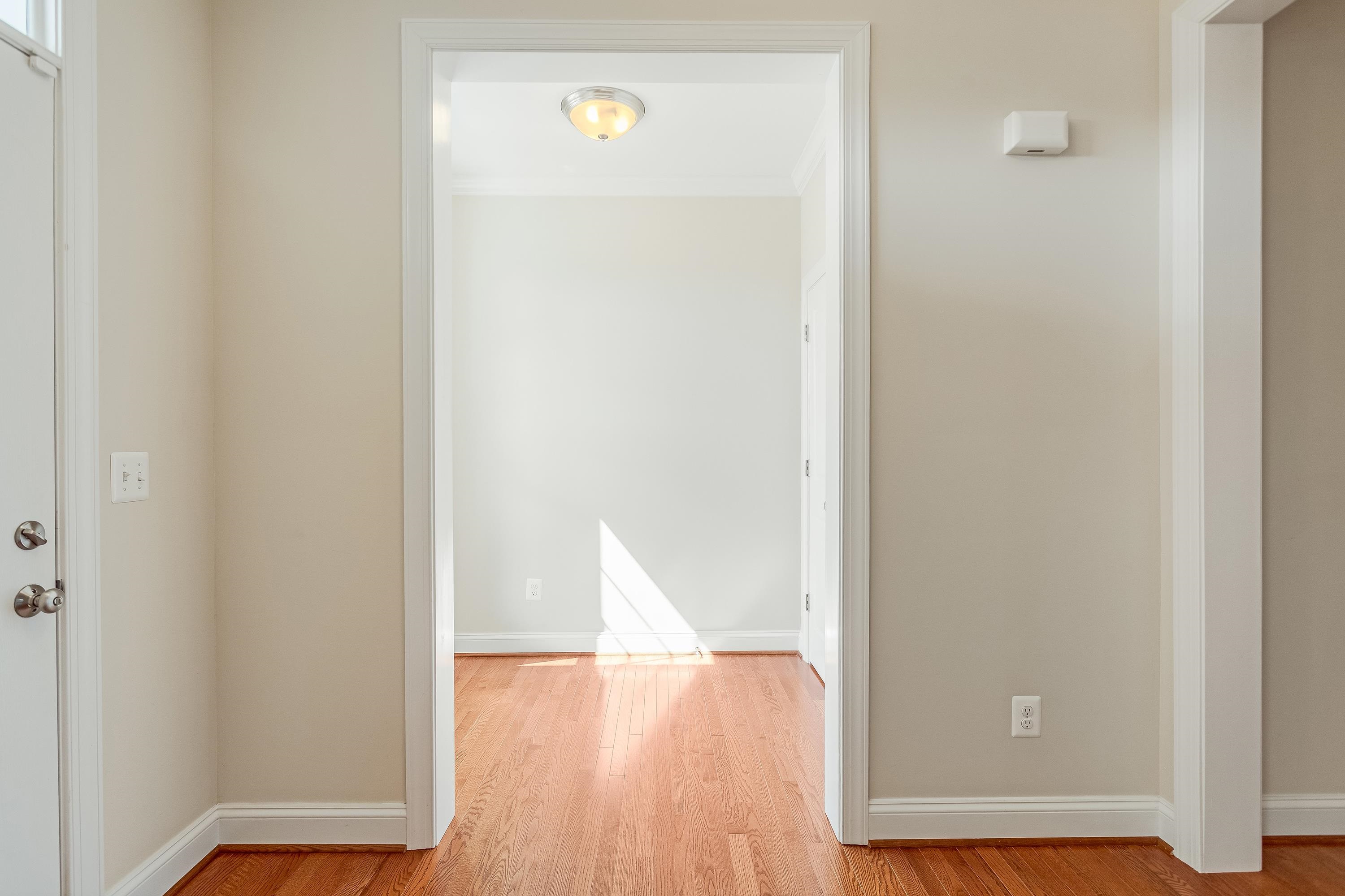 The dining area offers hardwood flooring throughout, large windows allowing in lots of natural light throughout the space, and plenty of space for a table and chairs set.