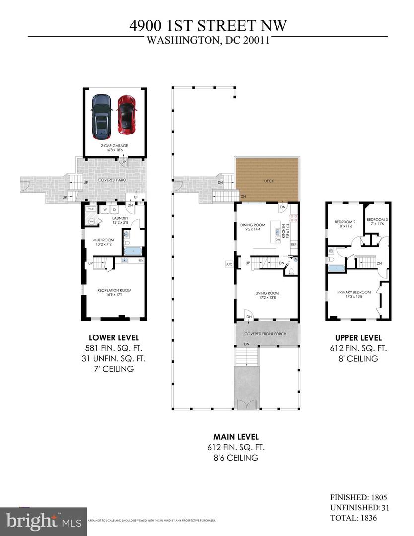 4900 1ST ST NW, WASHINGTON, District Of Columbia 20011, 3 Bedrooms Bedrooms, ,2 BathroomsBathrooms,Residential,For sale,4900 1ST ST NW,DCDC2230716 MLS # DCDC2230716