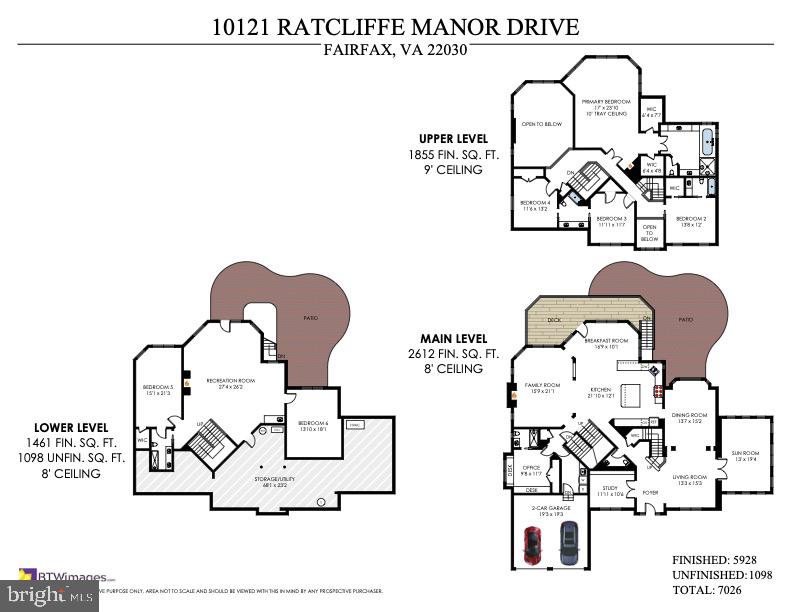 10121 RATCLIFFE MANOR DR, FAIRFAX, Virginia 22030, 6 Bedrooms Bedrooms, ,5 BathroomsBathrooms,Residential,For sale,10121 RATCLIFFE MANOR DR,VAFC2007372 MLS # VAFC2007372