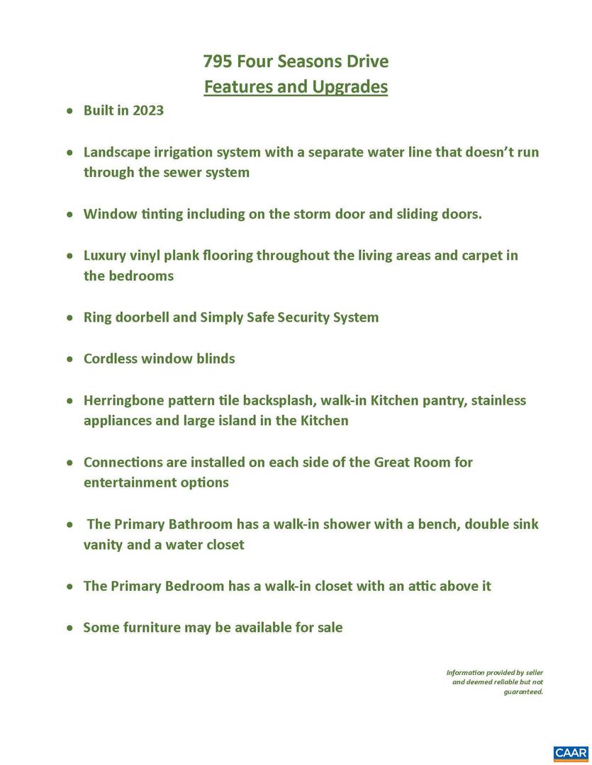 795 FOUR SEASONS DR, RUCKERSVILLE, Virginia 22968, 3 Bedrooms Bedrooms, ,2 BathroomsBathrooms,Residential,For sale,795 FOUR SEASONS DR,668020 MLS # 668020