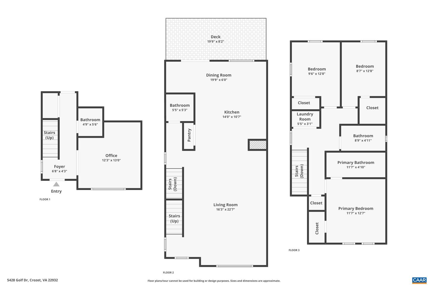 5428 GOLF DR, CROZET, Virginia 22932, 3 Bedrooms Bedrooms, ,2 BathroomsBathrooms,Residential,For sale,5428 GOLF DR,671470 MLS # 671470