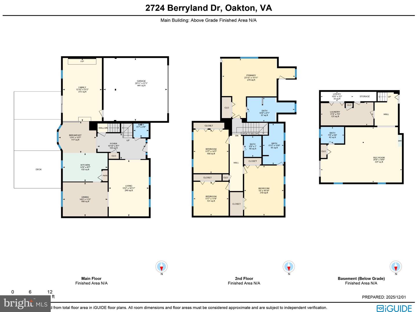 2724 BERRYLAND DR, OAKTON, Virginia 22124, 4 Bedrooms Bedrooms, 13 Rooms Rooms,4 BathroomsBathrooms,Residential,For sale,2724 BERRYLAND DR,VAFX2276184 MLS # VAFX2276184