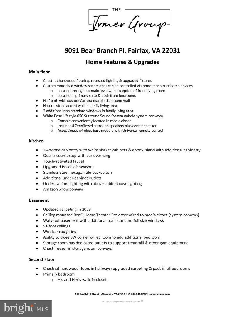 9091 BEAR BRANCH PL, FAIRFAX, Virginia 22031, 5 Bedrooms Bedrooms, ,5 BathroomsBathrooms,Residential,For sale,9091 BEAR BRANCH PL,VAFX2280810 MLS # VAFX2280810