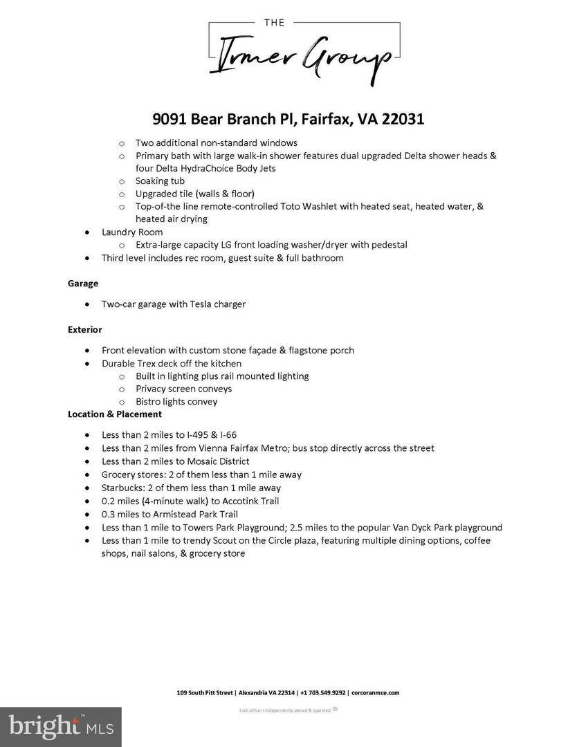 9091 BEAR BRANCH PL, FAIRFAX, Virginia 22031, 5 Bedrooms Bedrooms, ,5 BathroomsBathrooms,Residential,For sale,9091 BEAR BRANCH PL,VAFX2280810 MLS # VAFX2280810