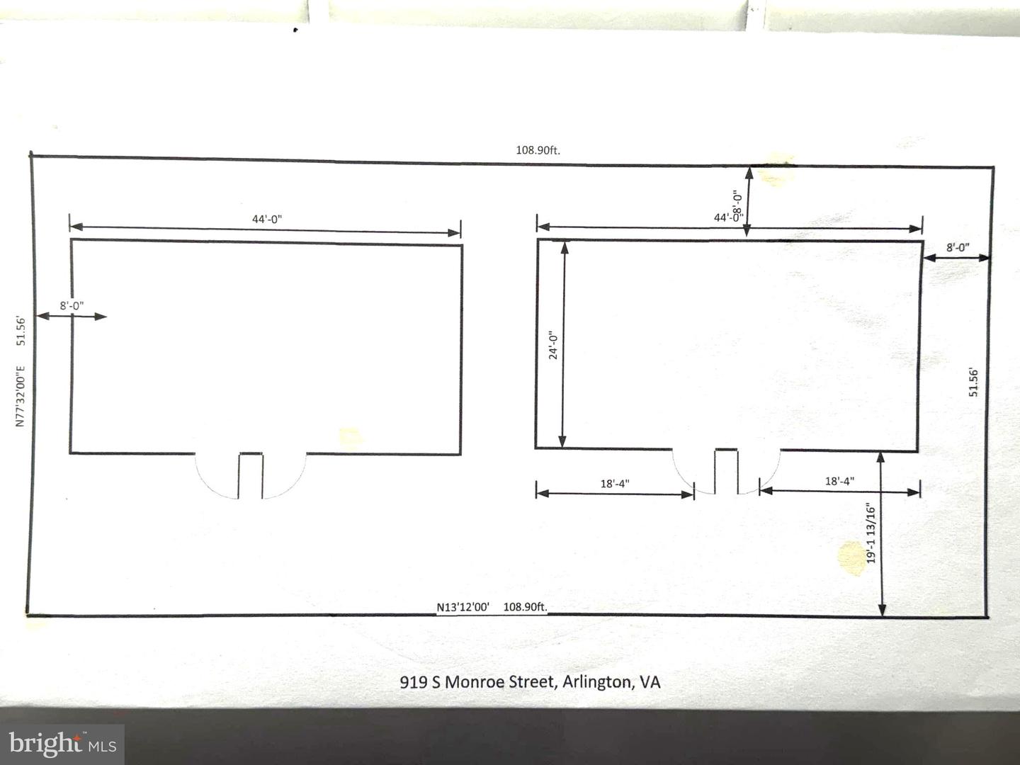 919 S MONROE ST, ARLINGTON, Virginia 22204, ,Land,For sale,919 S MONROE ST,VAAR2065684 MLS # VAAR2065684