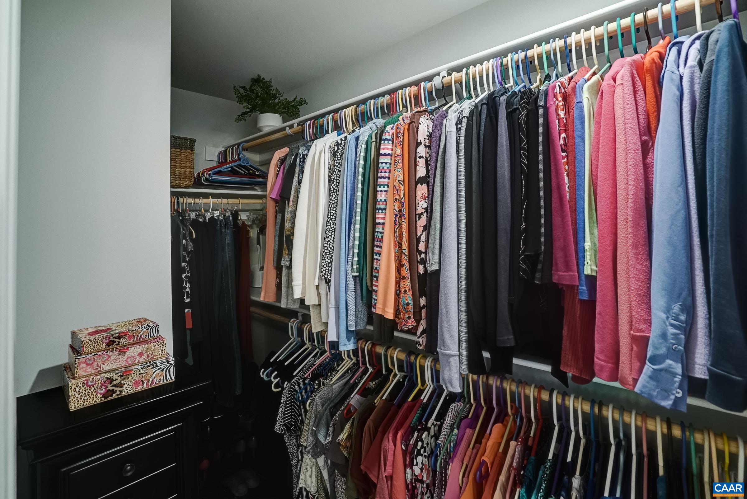 Walk in closet. Walk in closet.