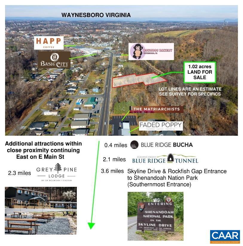 1357 E MAIN ST, WAYNESBORO, Virginia 22980, ,Land,For sale,1357 E MAIN ST,671599 MLS # 671599