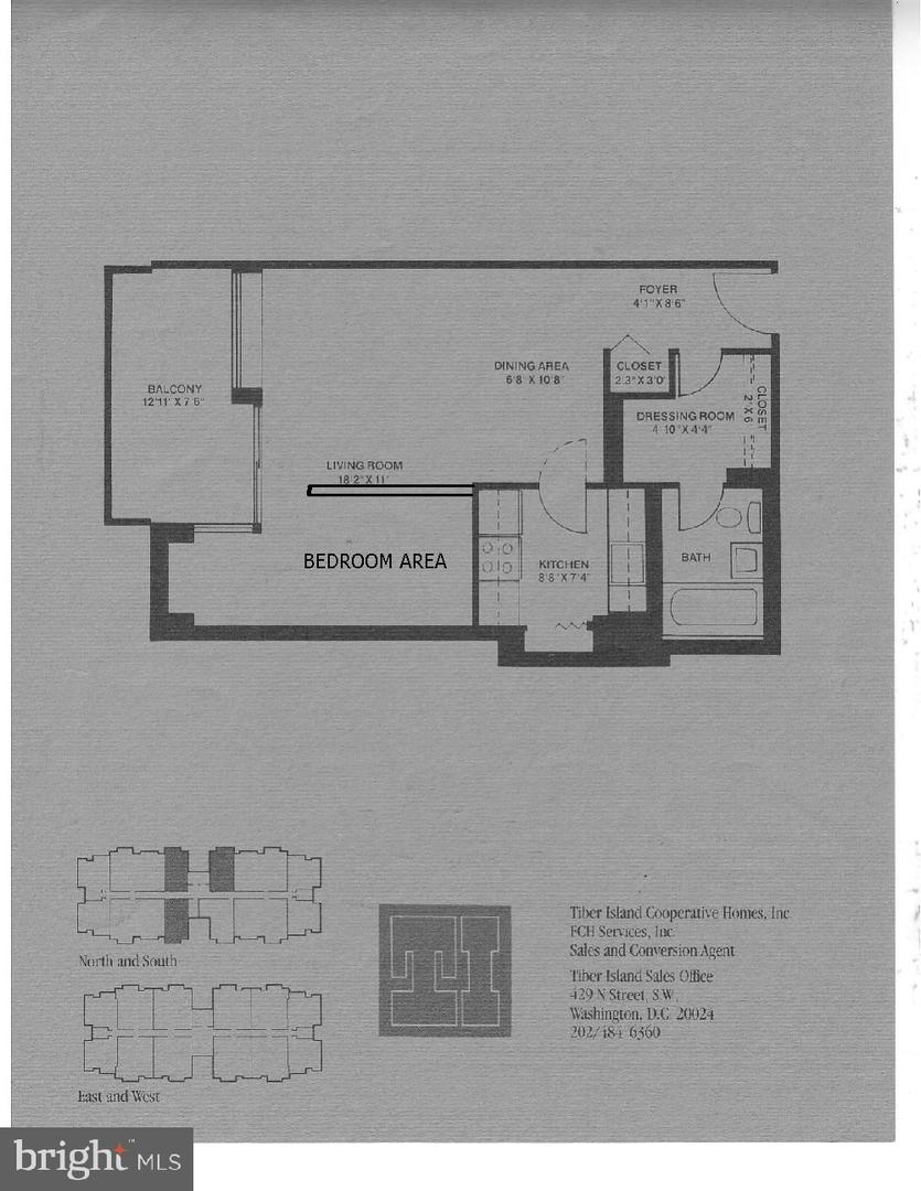 430 M ST SW #N603, WASHINGTON, District Of Columbia 20024, 1 Bedroom Bedrooms, ,1 BathroomBathrooms,Residential,For sale,430 M ST SW #N603,DCDC2222284 MLS # DCDC2222284
