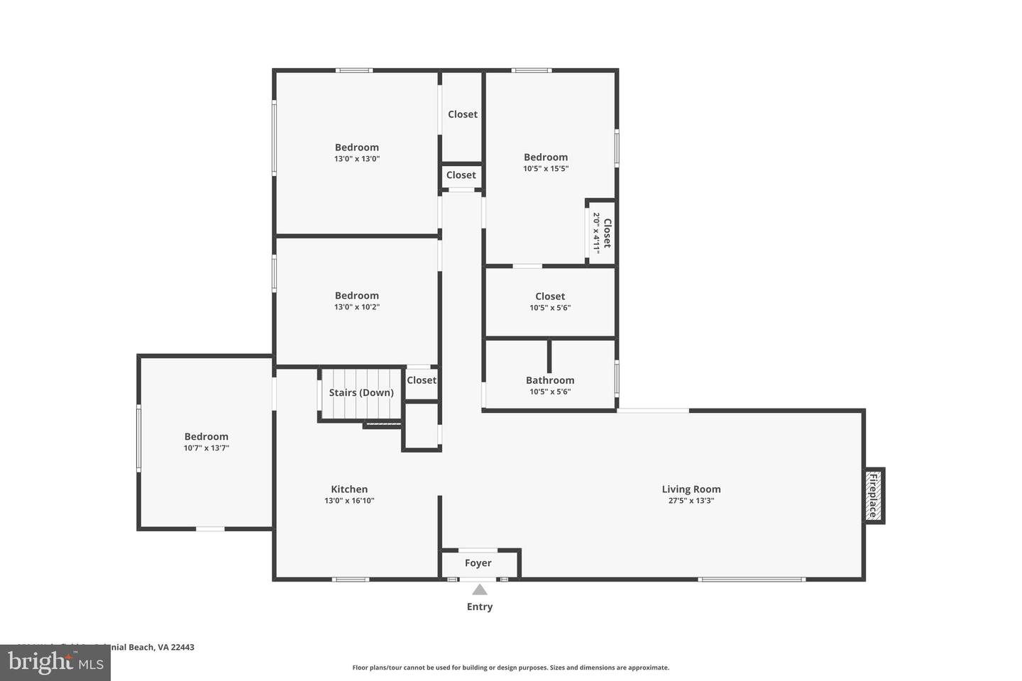 3504 WAKEFIELD ST, COLONIAL BEACH, Virginia 22443, 3 Bedrooms Bedrooms, 6 Rooms Rooms,2 BathroomsBathrooms,Residential,For sale,3504 WAKEFIELD ST,VAWE2010176 MLS # VAWE2010176
