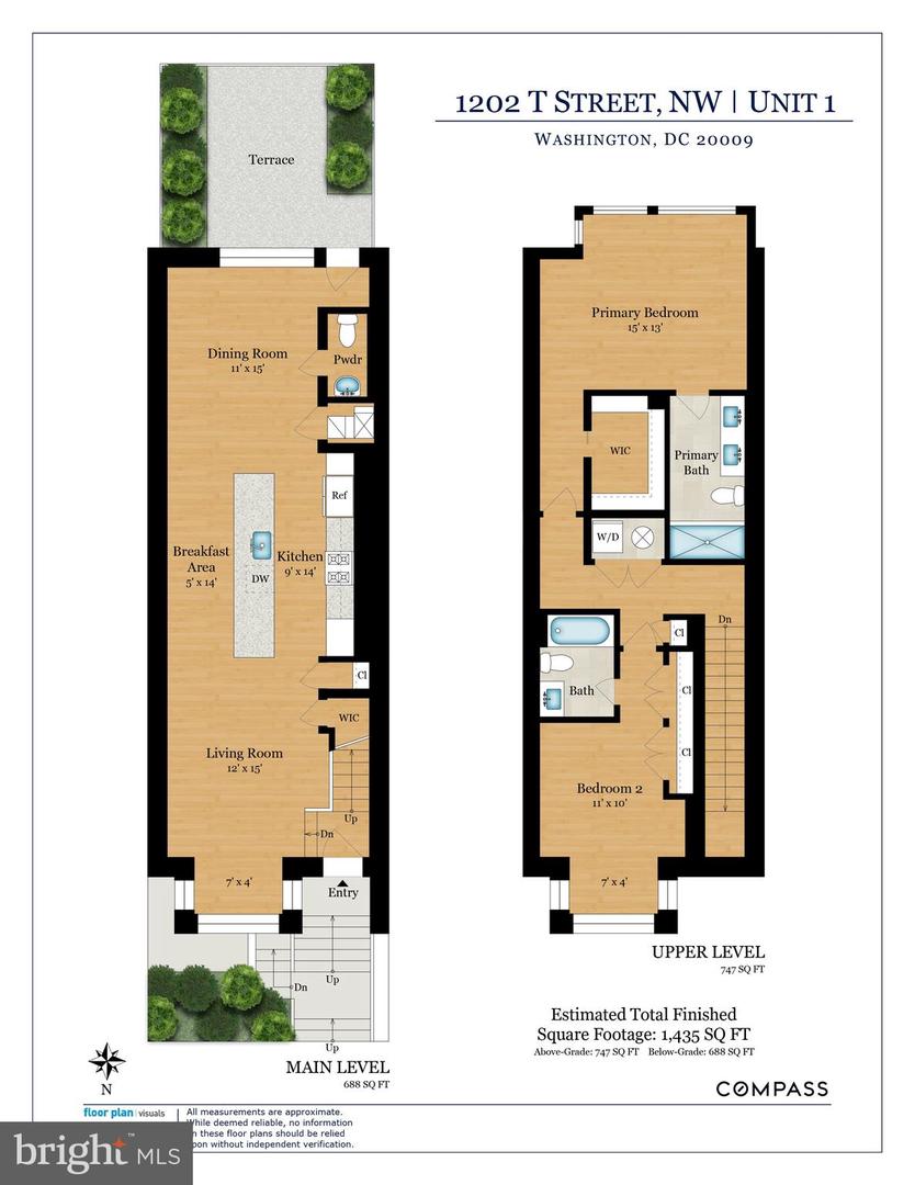 1202 T ST NW #1, WASHINGTON, District Of Columbia 20009, 2 Bedrooms Bedrooms, ,2 BathroomsBathrooms,Residential,For sale,1202 T ST NW #1,DCDC2221642 MLS # DCDC2221642