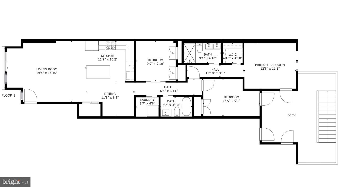 3821 14TH ST NW #6, WASHINGTON, District Of Columbia 20011, 3 Bedrooms Bedrooms, ,2 BathroomsBathrooms,Residential,For sale,3821 14TH ST NW #6,DCDC2232564 MLS # DCDC2232564