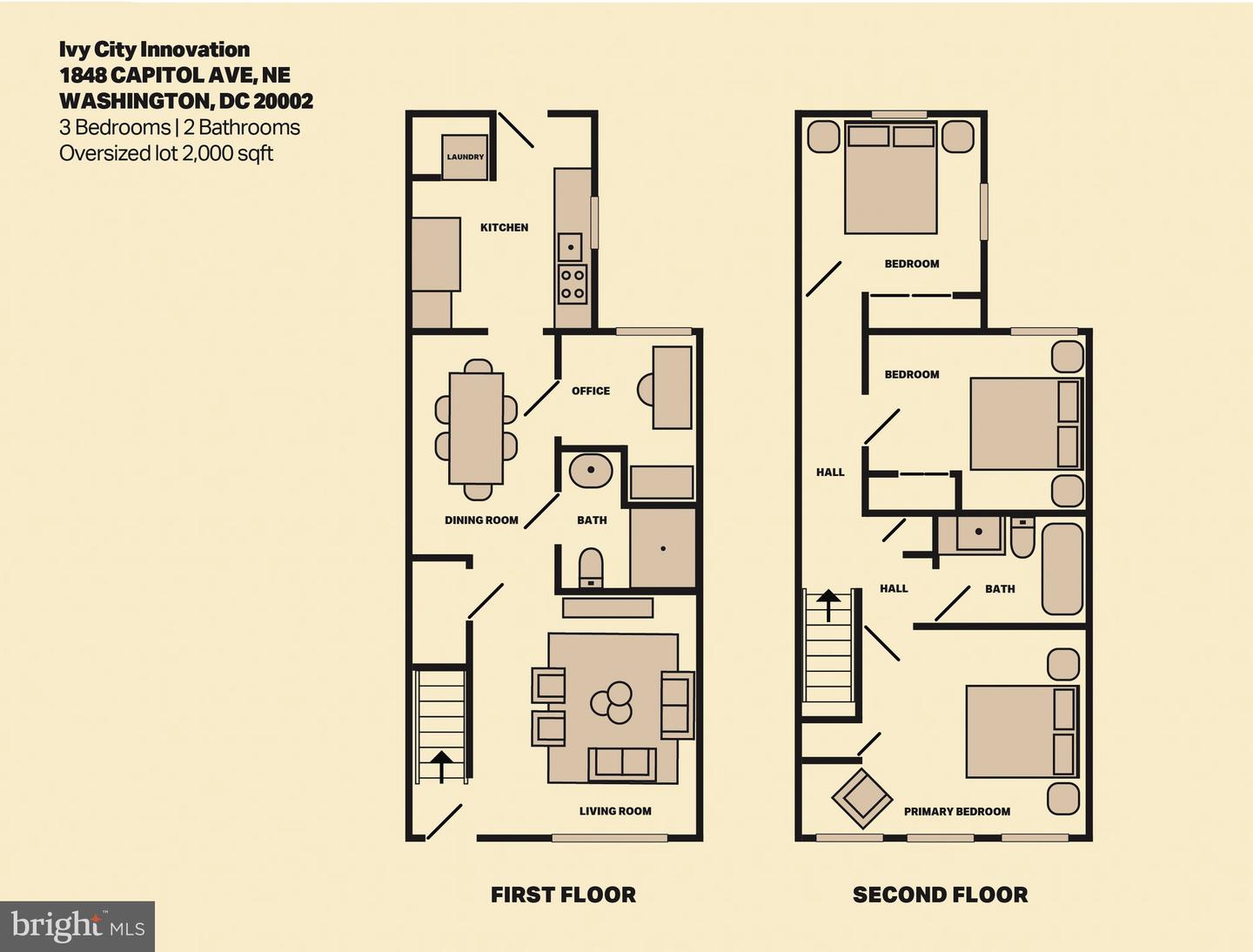 1848 CAPITOL AVE NE, WASHINGTON, District Of Columbia 20002, 3 Bedrooms Bedrooms, ,2 BathroomsBathrooms,Residential,For sale,1848 CAPITOL AVE NE,DCDC2234288 MLS # DCDC2234288