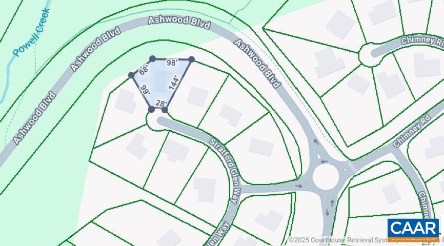 Own this unique lot and home with dimensions of 98', 144', 28', 99', and 68'. Perfectly situated on Stratford Glen Way near Ashwood Blvd, this property offers a prime location with easy access and a picturesque setting near Powell Creek. Own this unique lot and home with dimensions of 98', 144', 28', 99', and 68'. Perfectly situated on Stratford Glen Way near Ashwood Blvd, this property offers a prime location with easy access and a picturesque setting near Powell Creek.