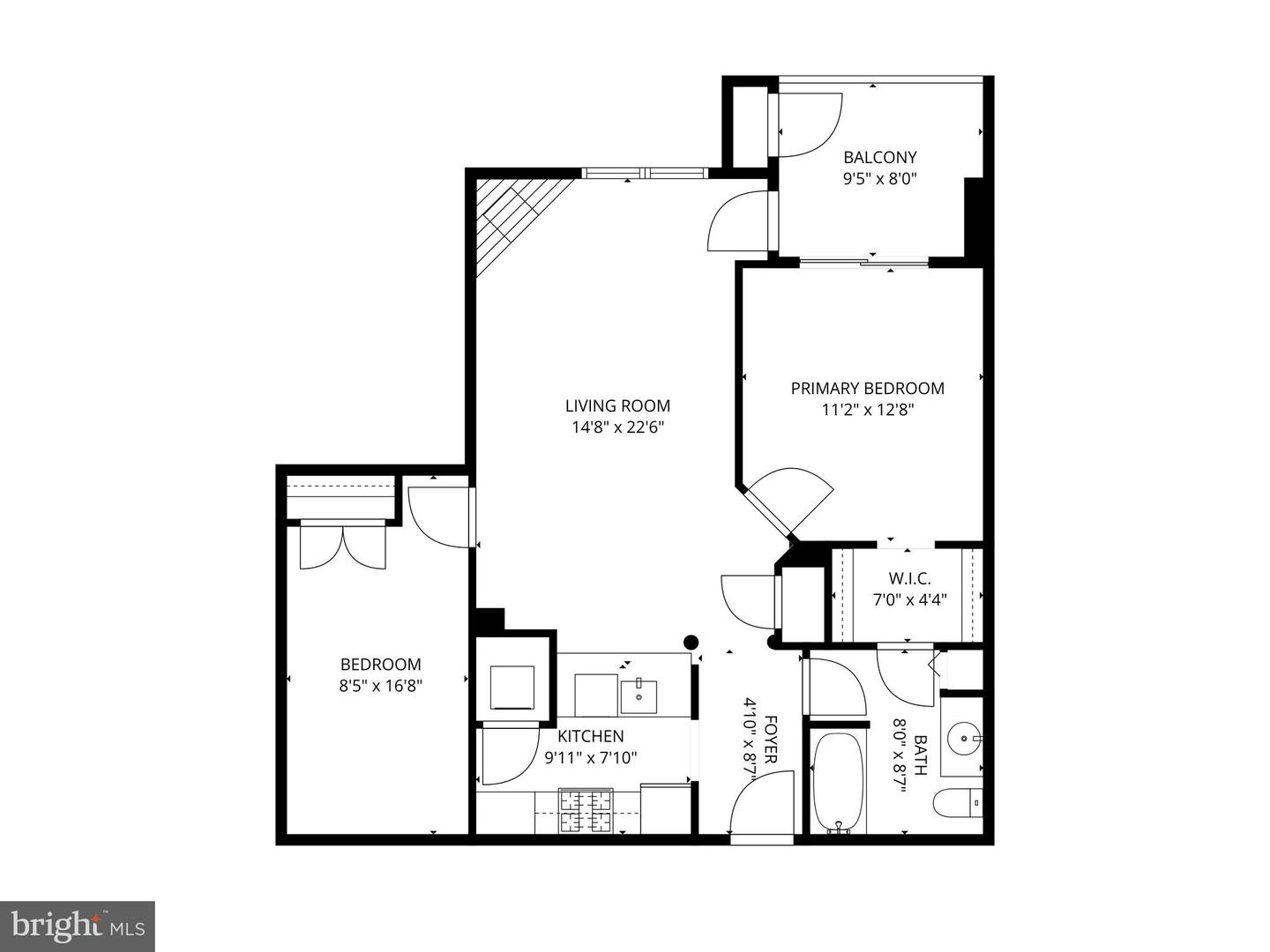 901 N MONROE ST #1414, ARLINGTON, Virginia 22201, 2 Bedrooms Bedrooms, 4 Rooms Rooms,1 BathroomBathrooms,Residential,For sale,901 N MONROE ST #1414,VAAR2066076 MLS # VAAR2066076