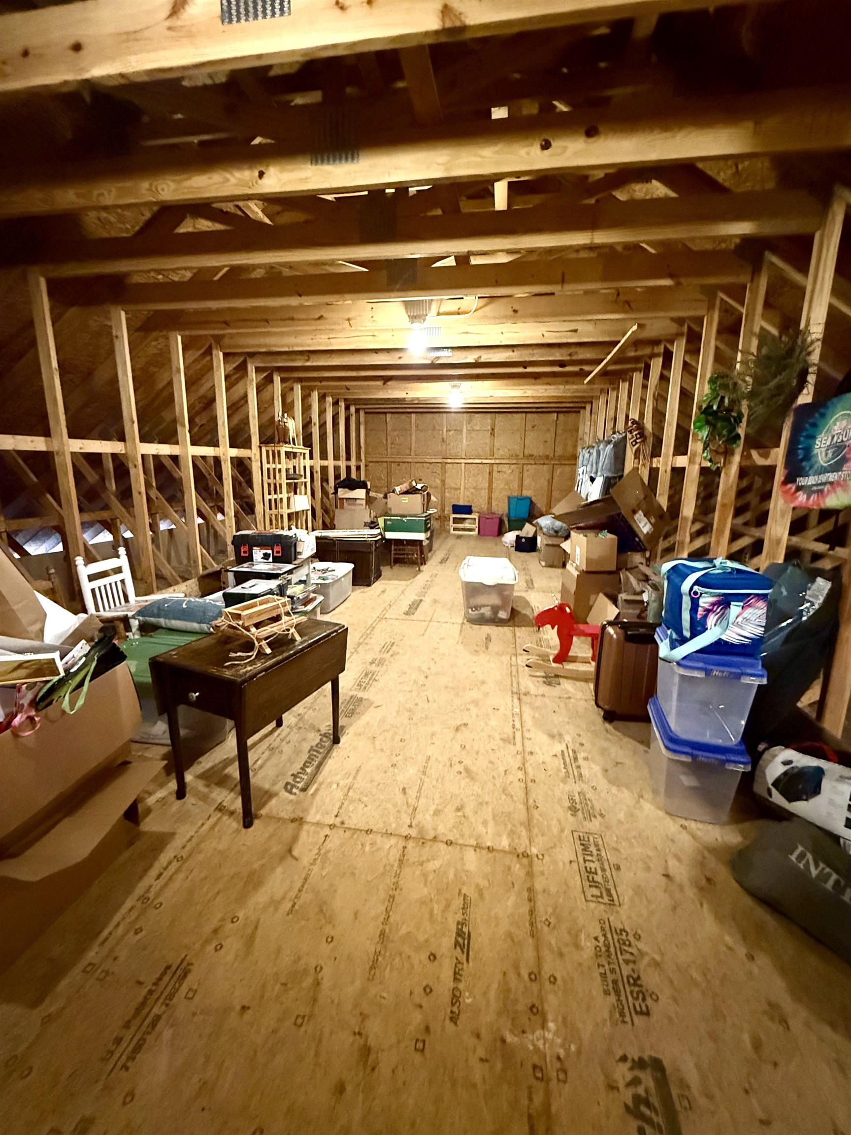 Enter through laundry room