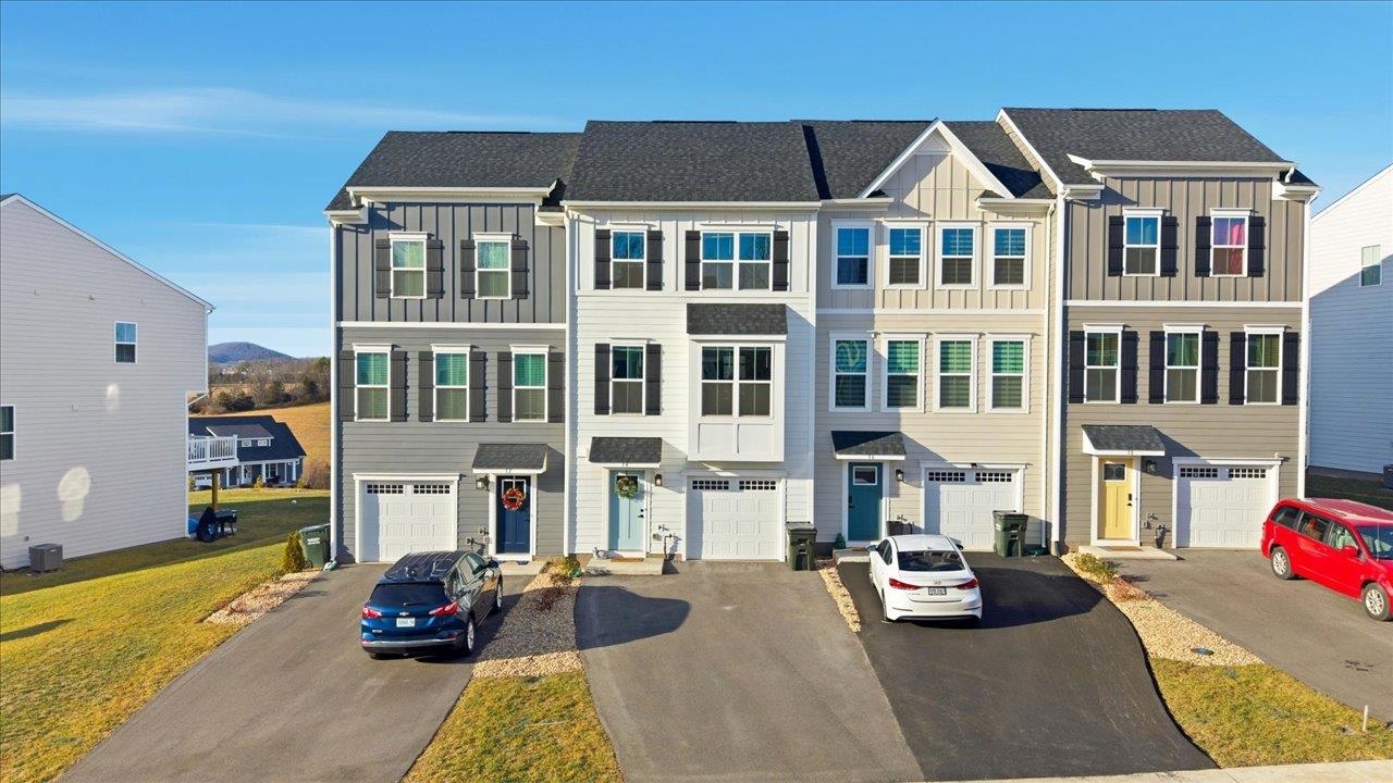 White Interior Unit with Soft Blue Door