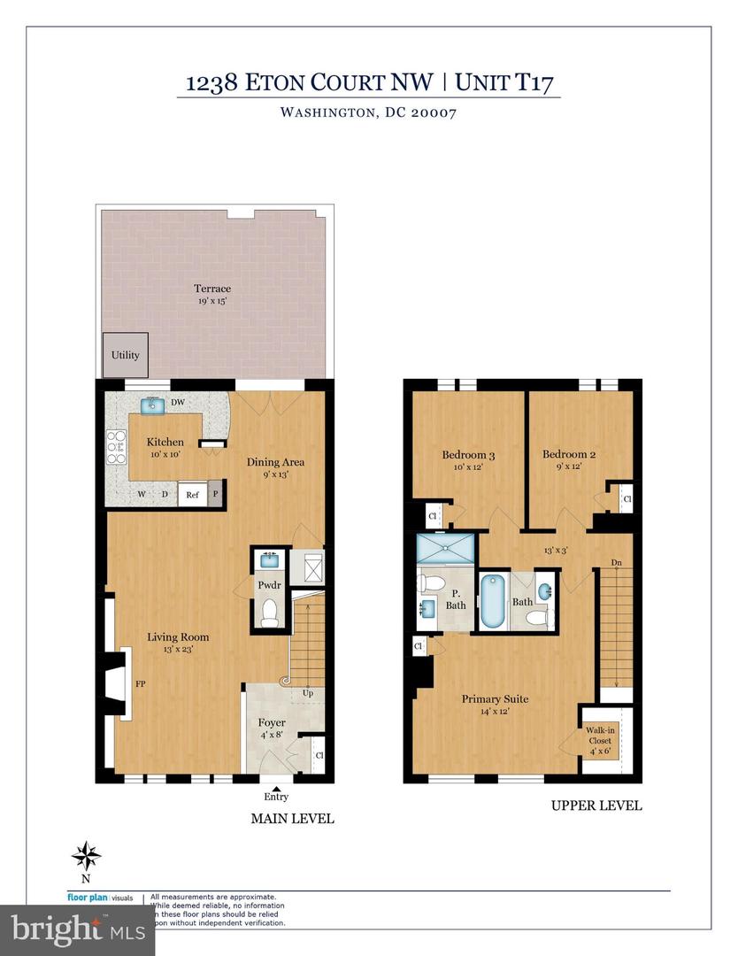 1238 ETON CT NW #T17, WASHINGTON, District Of Columbia 20007, 3 Bedrooms Bedrooms, ,2 BathroomsBathrooms,Residential,For sale,1238 ETON CT NW #T17,DCDC2235480 MLS # DCDC2235480