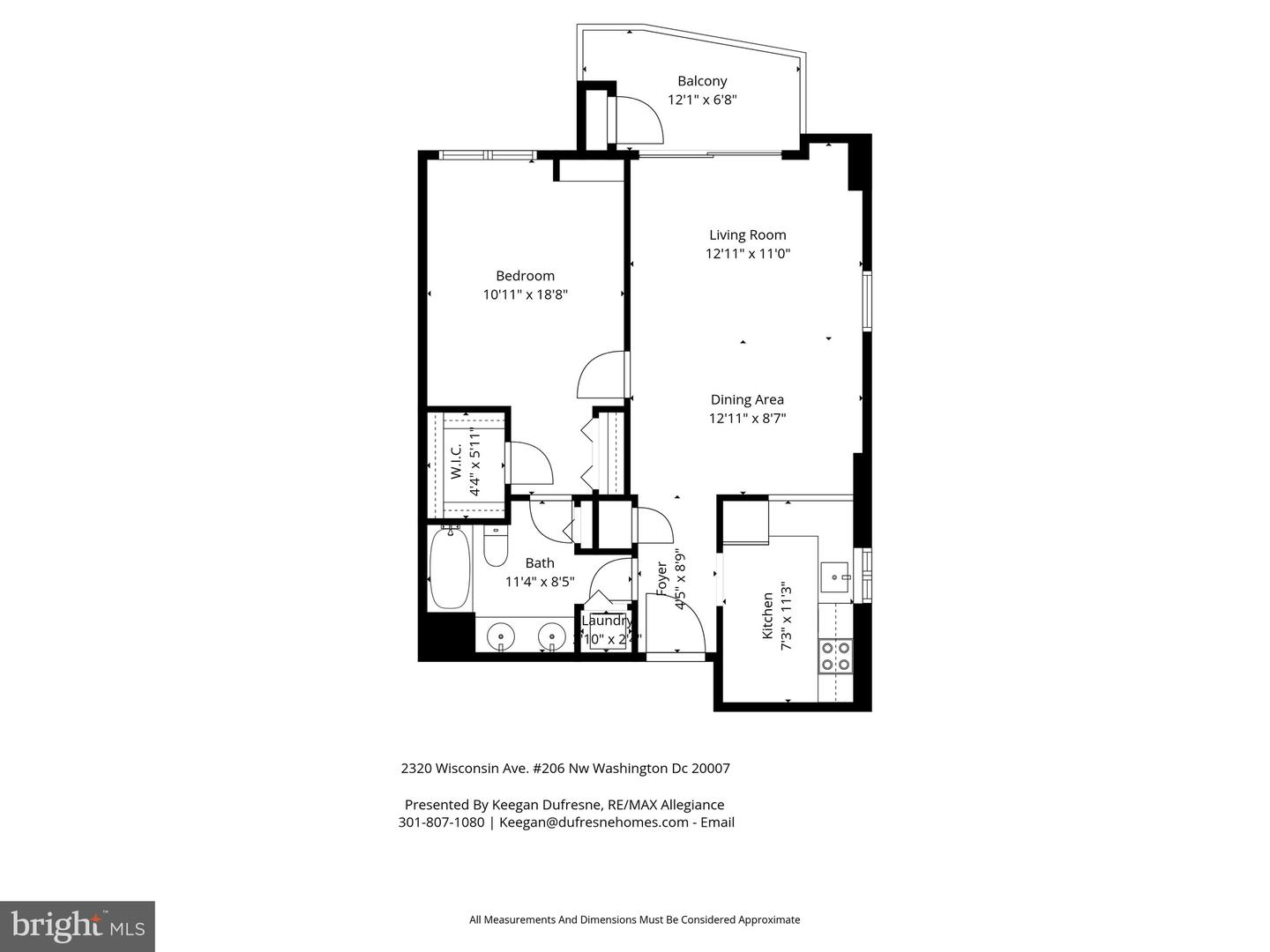 2320 WISCONSIN AVE NW #206, WASHINGTON, District Of Columbia 20007, 1 Bedroom Bedrooms, ,1 BathroomBathrooms,Residential,For sale,2320 WISCONSIN AVE NW #206,DCDC2239368 MLS # DCDC2239368