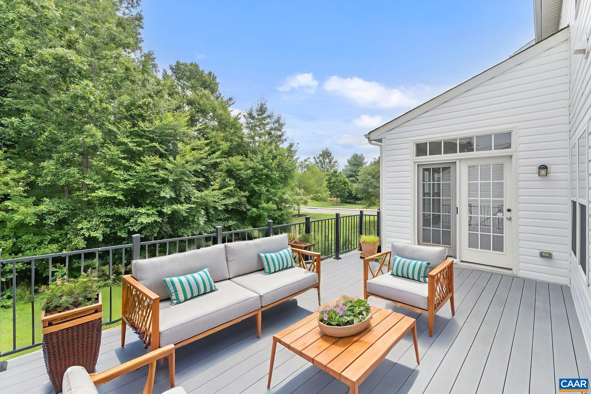 Trex Decking and virtually staged