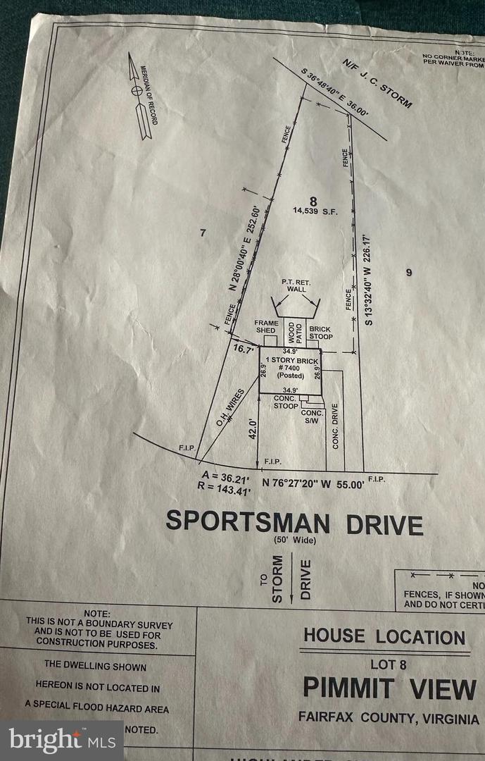 7400 SPORTSMAN DR, FALLS CHURCH, Virginia 22043, 3 Bedrooms Bedrooms, ,2 BathroomsBathrooms,Residential,For sale,7400 SPORTSMAN DR,VAFX2283088 MLS # VAFX2283088