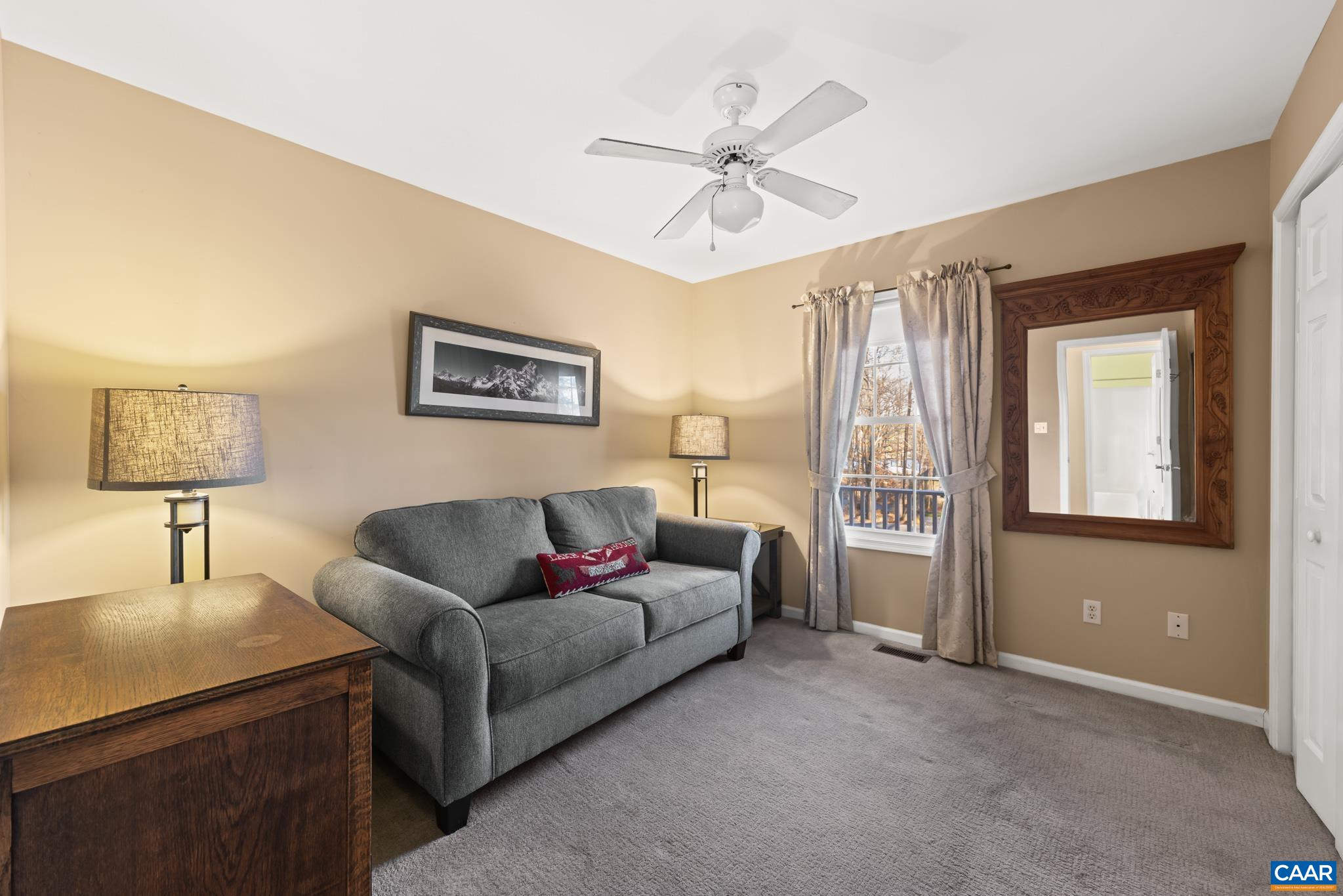 Although the 2nd and 3rd bedroom are being utilized as flexible space both can easily accommodate queen size beds.