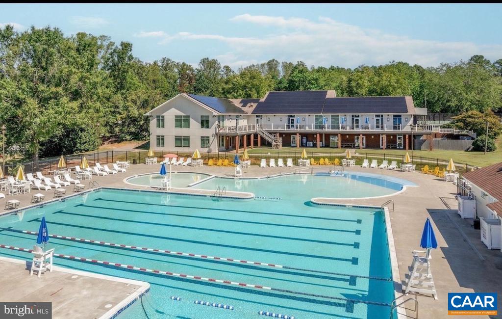 Community pools great for the lap swimmer, paddler and kids. Offering a snack bar and changing rooms.