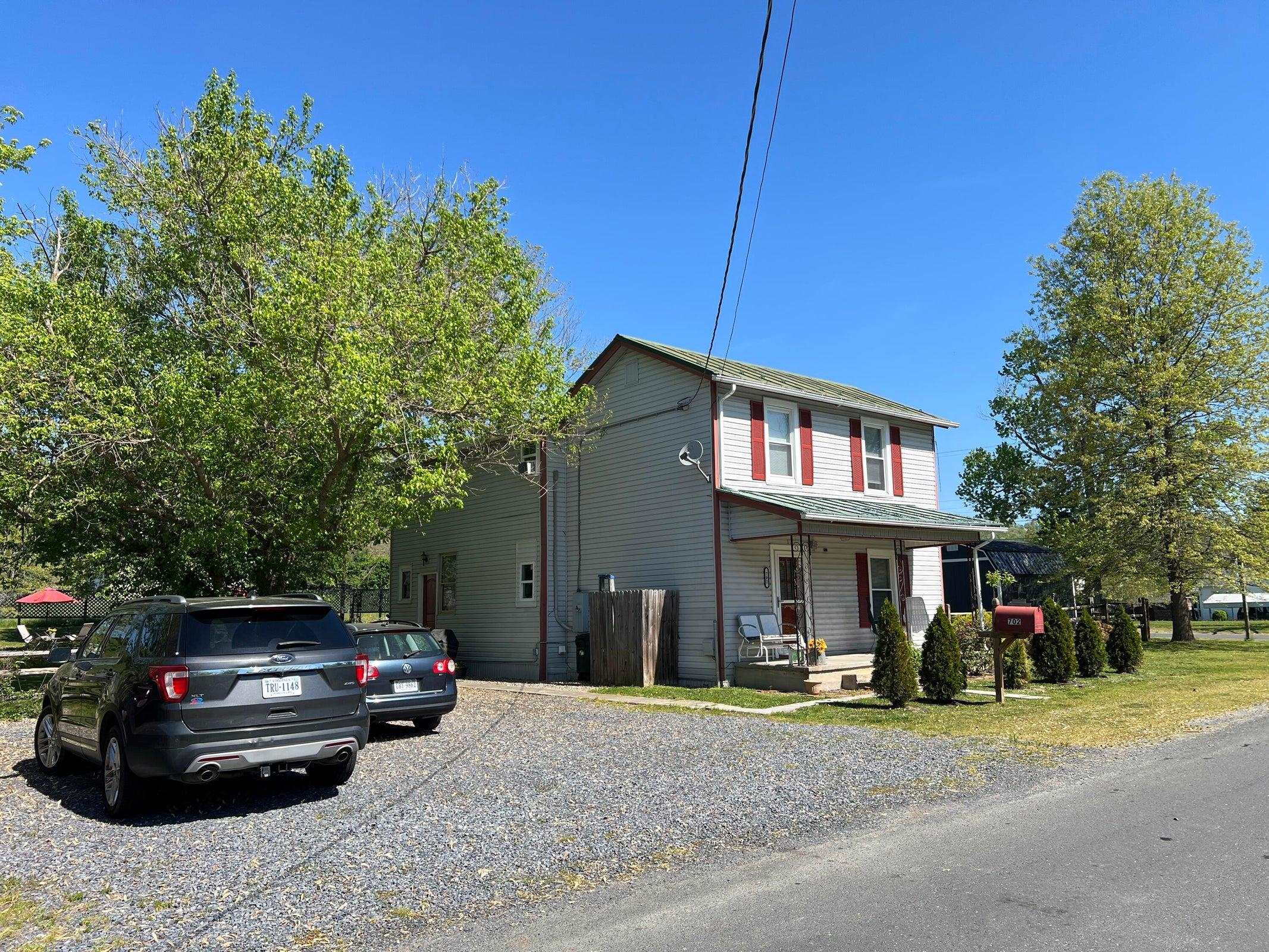 School bus stops right at the corner. School bus stops right at the corner.