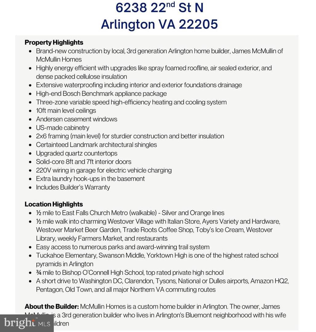 6238 22ND ST N, ARLINGTON, Virginia 22205, 6 Bedrooms Bedrooms, ,6 BathroomsBathrooms,Residential,For sale,6238 22ND ST N,VAAR2067152 MLS # VAAR2067152