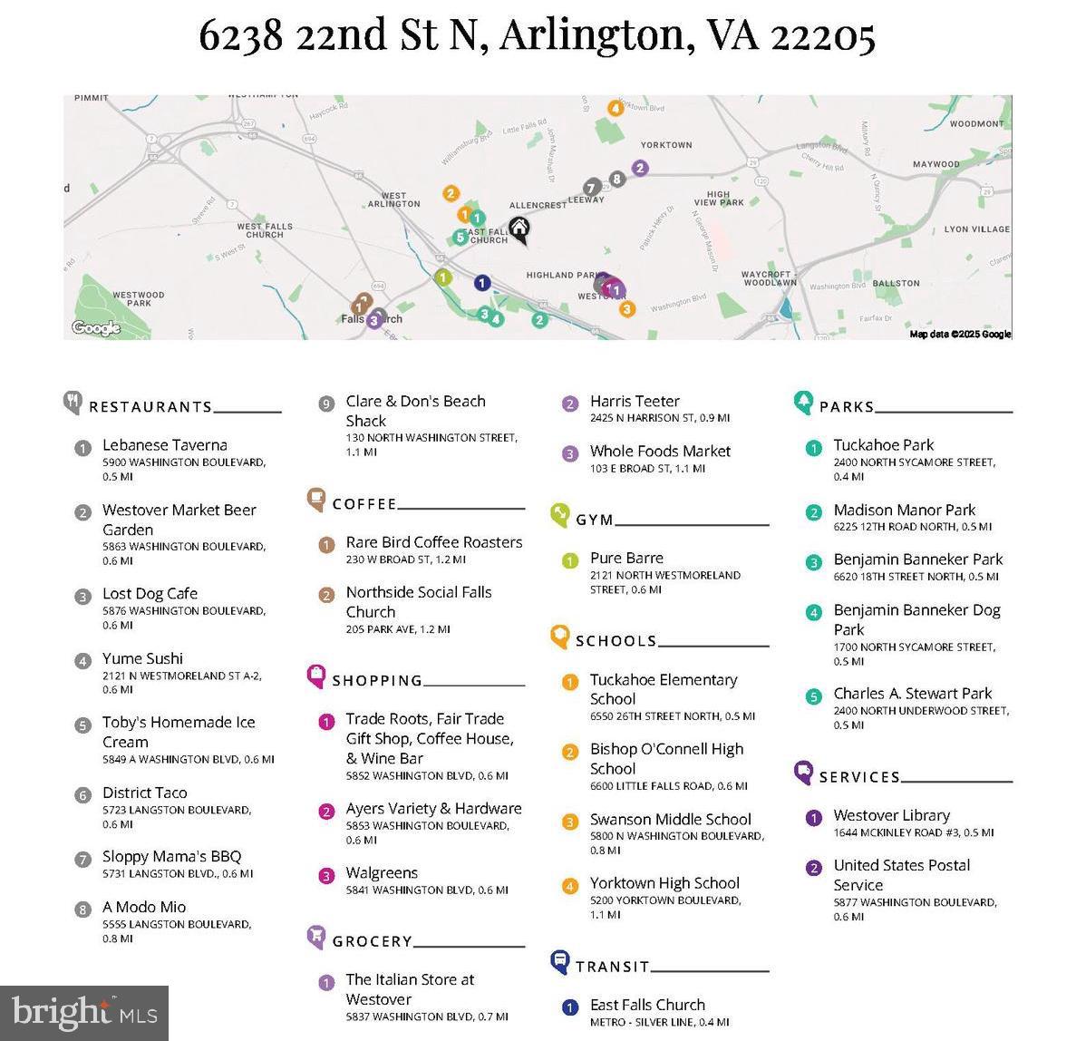 6238 22ND ST N, ARLINGTON, Virginia 22205, 6 Bedrooms Bedrooms, ,6 BathroomsBathrooms,Residential,For sale,6238 22ND ST N,VAAR2067152 MLS # VAAR2067152