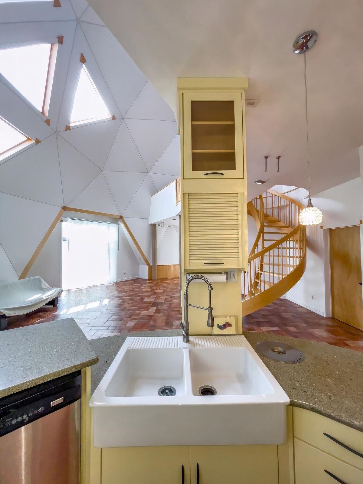 Two sided, deep sink.