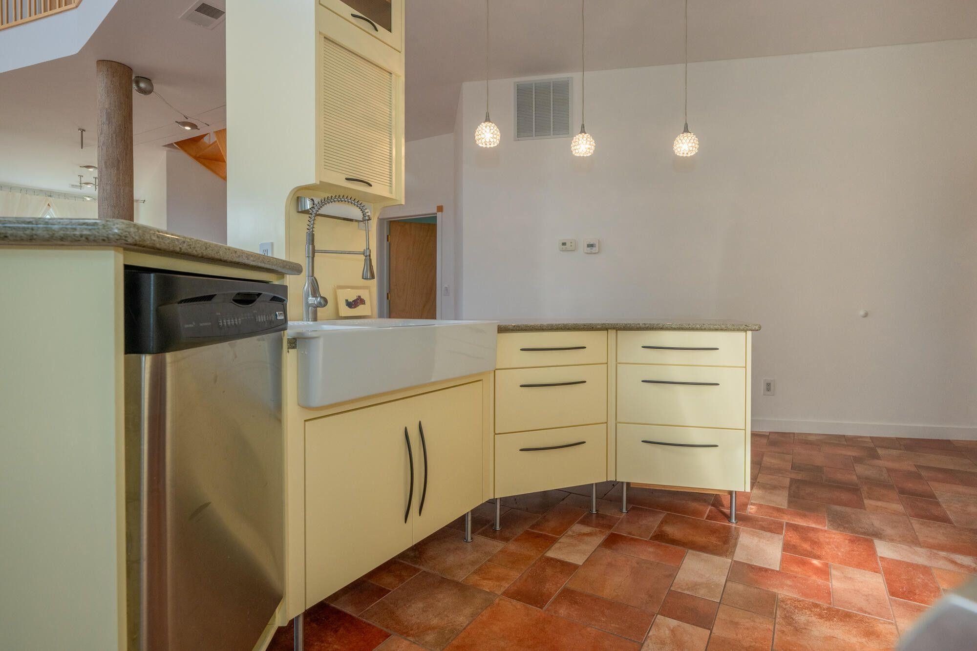 Dishwasher next to the sink.