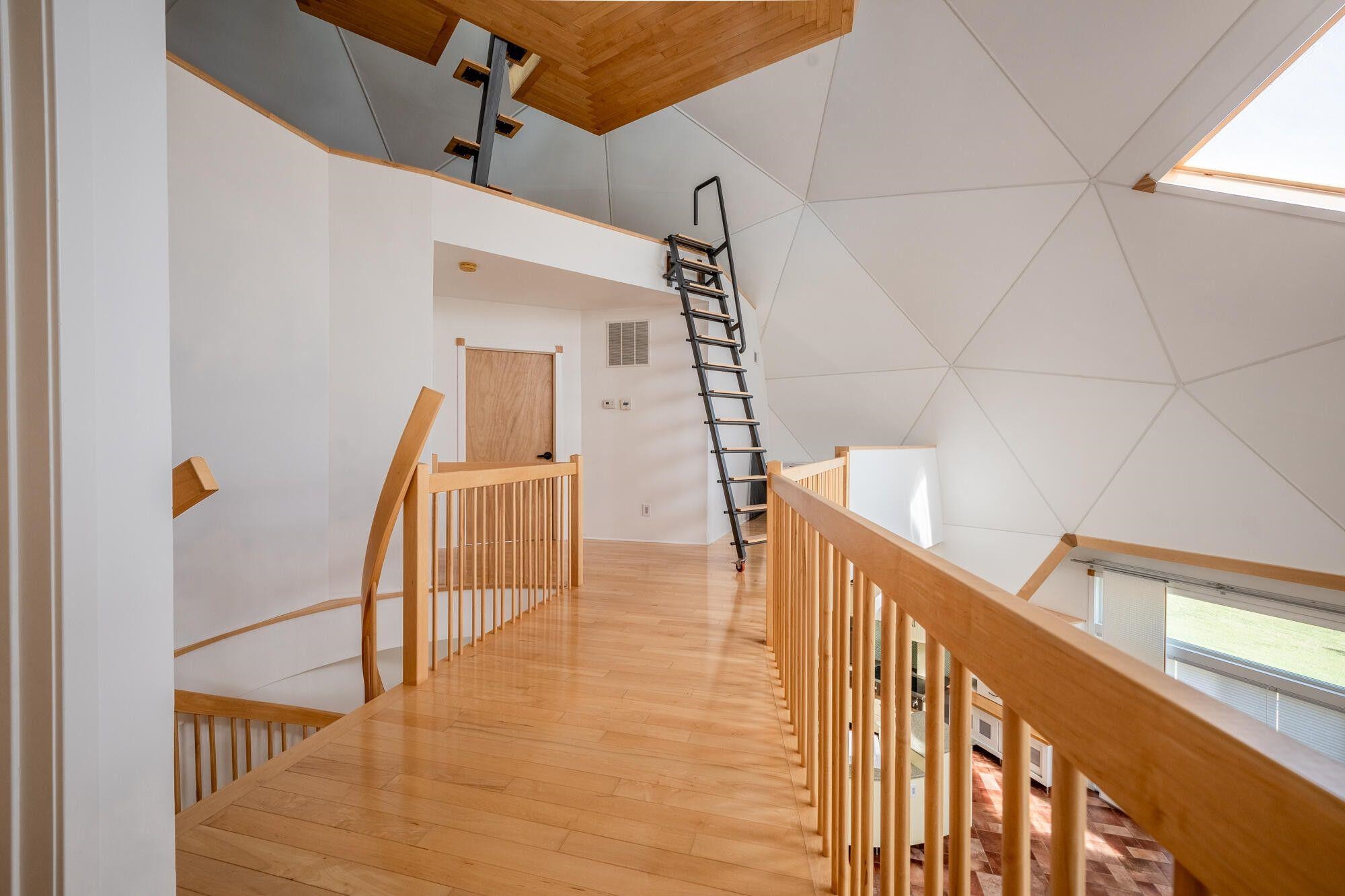 2nd floor balcony. Stairs to the cupola.