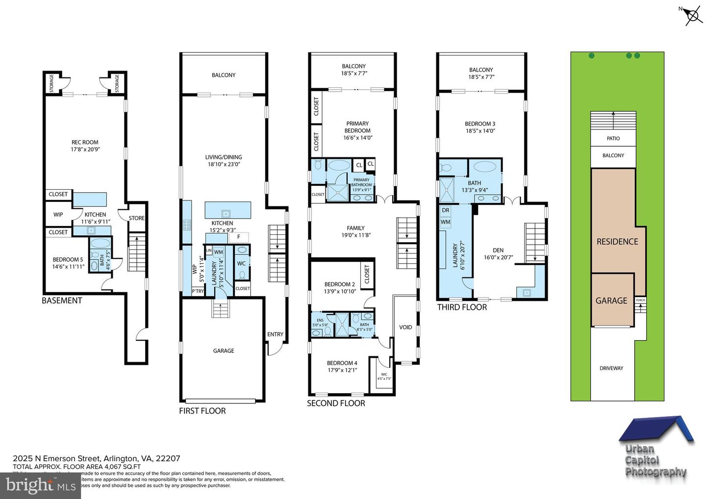 2025 N EMERSON ST, ARLINGTON, Virginia 22207, 5 Bedrooms Bedrooms, ,4 BathroomsBathrooms,Residential,For sale,2025 N EMERSON ST,VAAR2053724 MLS # VAAR2053724