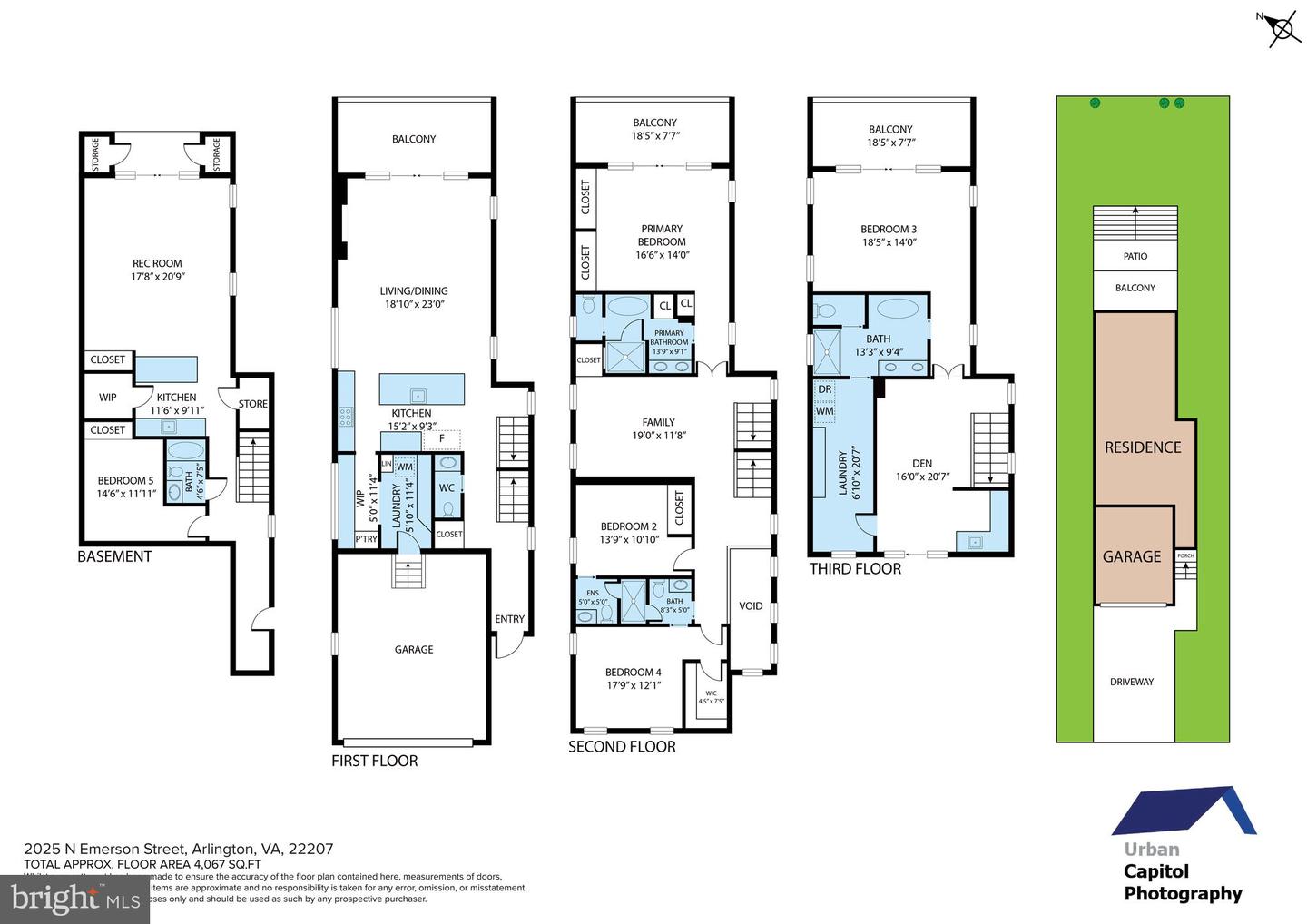 2025 N EMERSON ST, ARLINGTON, Virginia 22207, 5 Bedrooms Bedrooms, ,4 BathroomsBathrooms,Residential,For sale,2025 N EMERSON ST,VAAR2053724 MLS # VAAR2053724