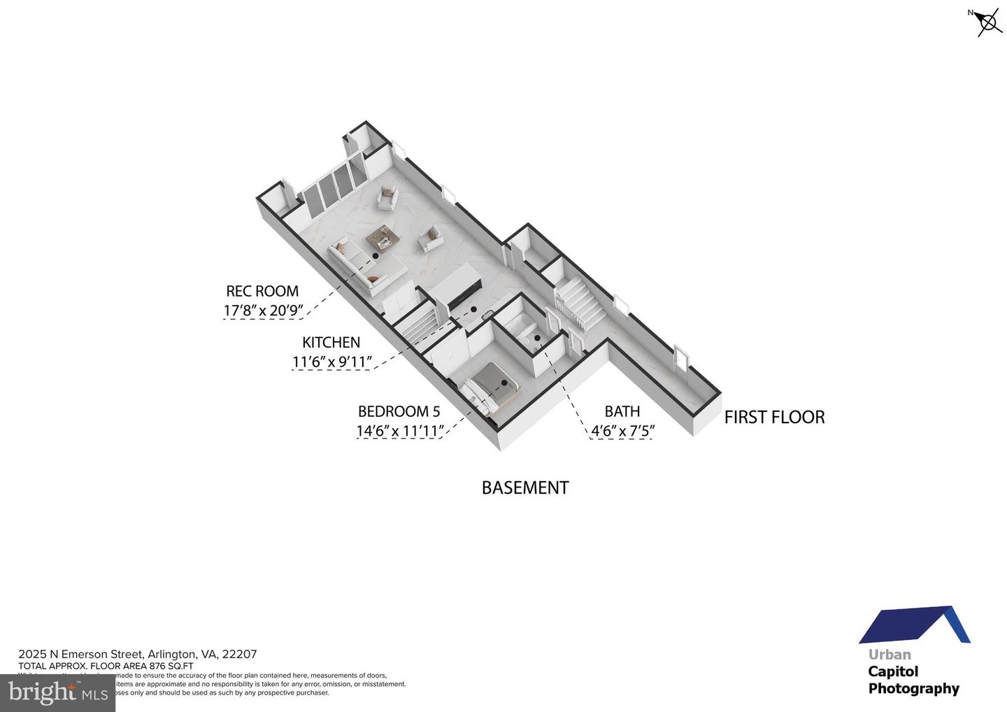 2025 N EMERSON ST, ARLINGTON, Virginia 22207, 5 Bedrooms Bedrooms, ,4 BathroomsBathrooms,Residential,For sale,2025 N EMERSON ST,VAAR2053724 MLS # VAAR2053724