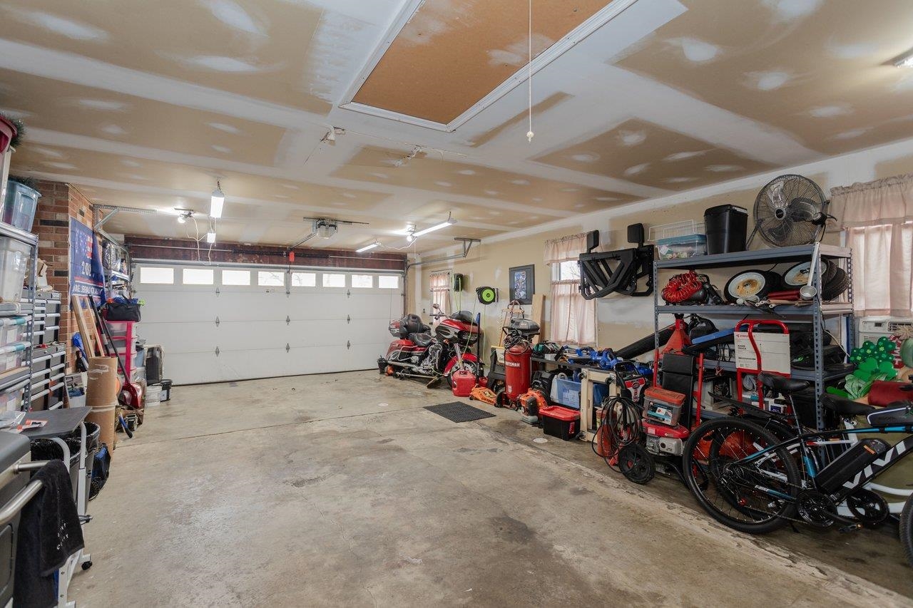 with windows, electricity, and lots of storage.