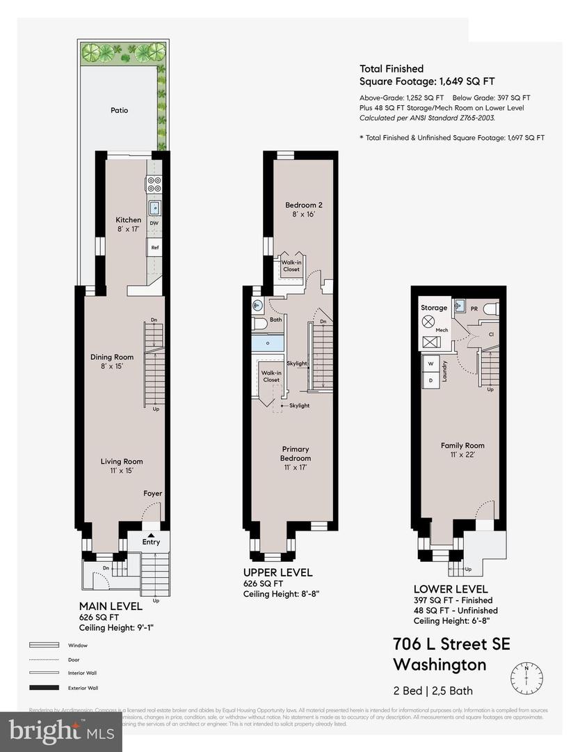 706 L ST SE, WASHINGTON, District Of Columbia 20003, 2 Bedrooms Bedrooms, ,1 BathroomBathrooms,Residential,For sale,706 L ST SE,DCDC2240034 MLS # DCDC2240034