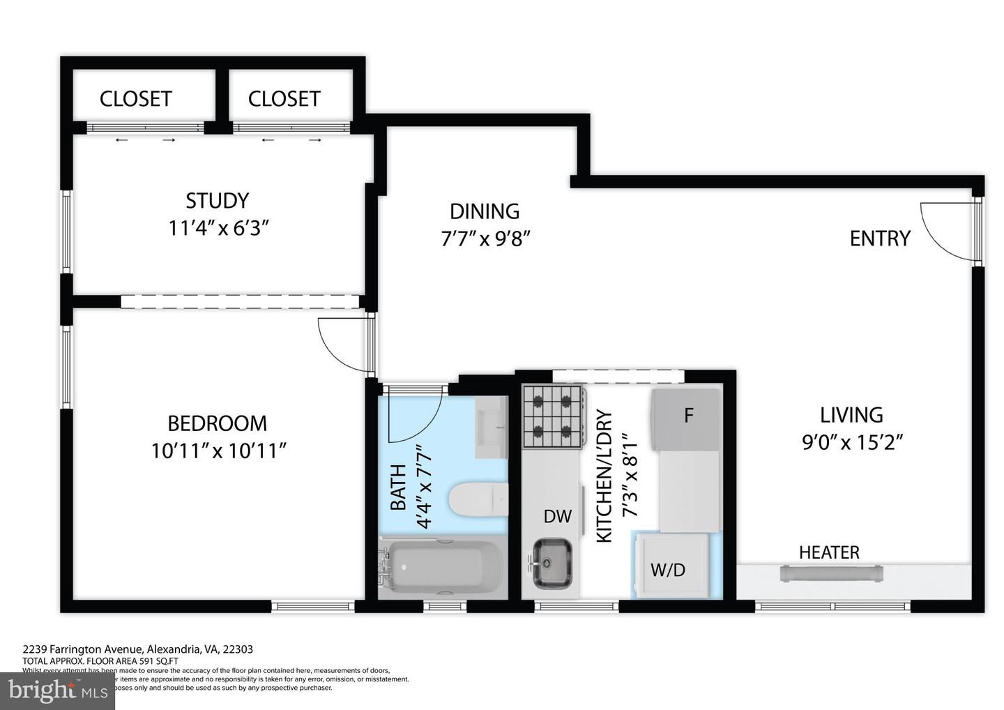 2239 FARRINGTON AVE #05-101, ALEXANDRIA, Virginia 22303, 1 Bedroom Bedrooms, ,1 BathroomBathrooms,Residential,For sale,2239 FARRINGTON AVE #05-101,VAFX2284446 MLS # VAFX2284446