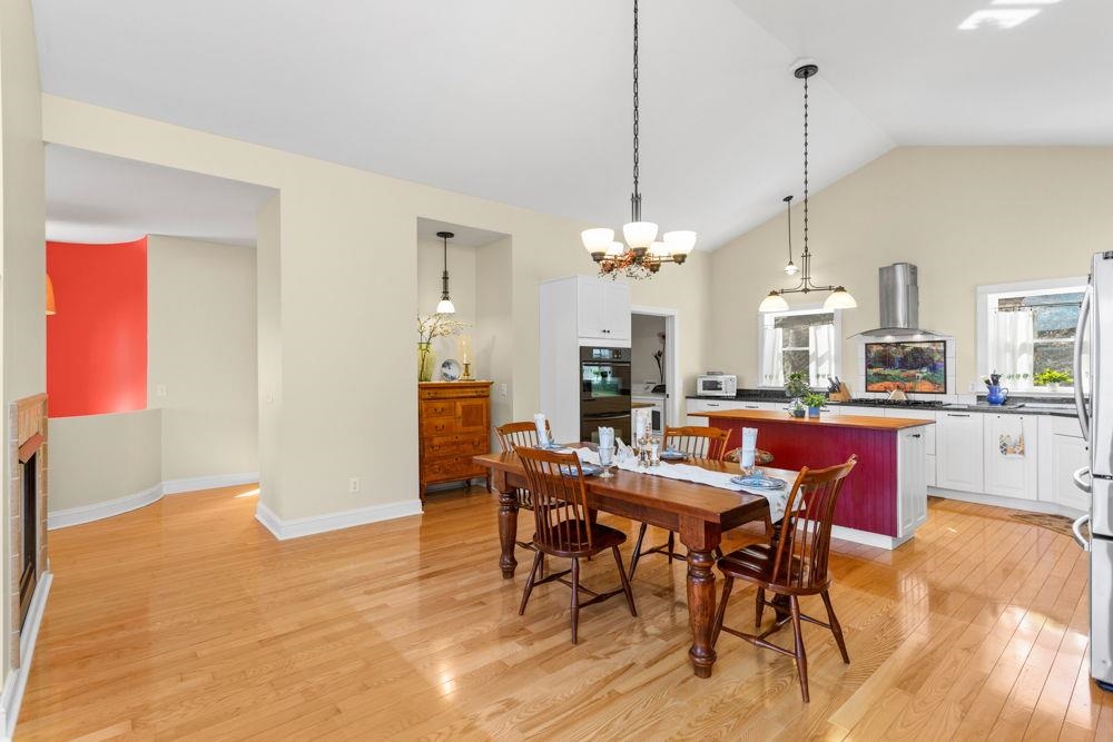 showing all 3 rooms that are nice size to host with hardwood floors and space for all your special pieces of furniture.