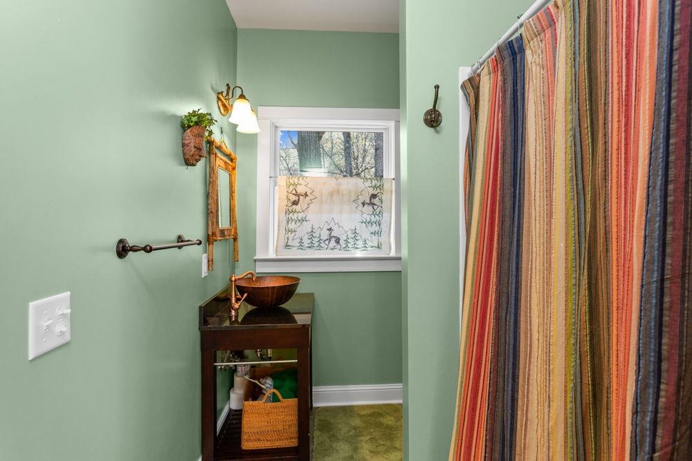 off hall of studio and office.