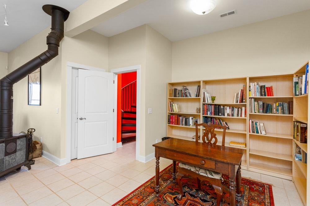reading nook off the family room/game room.