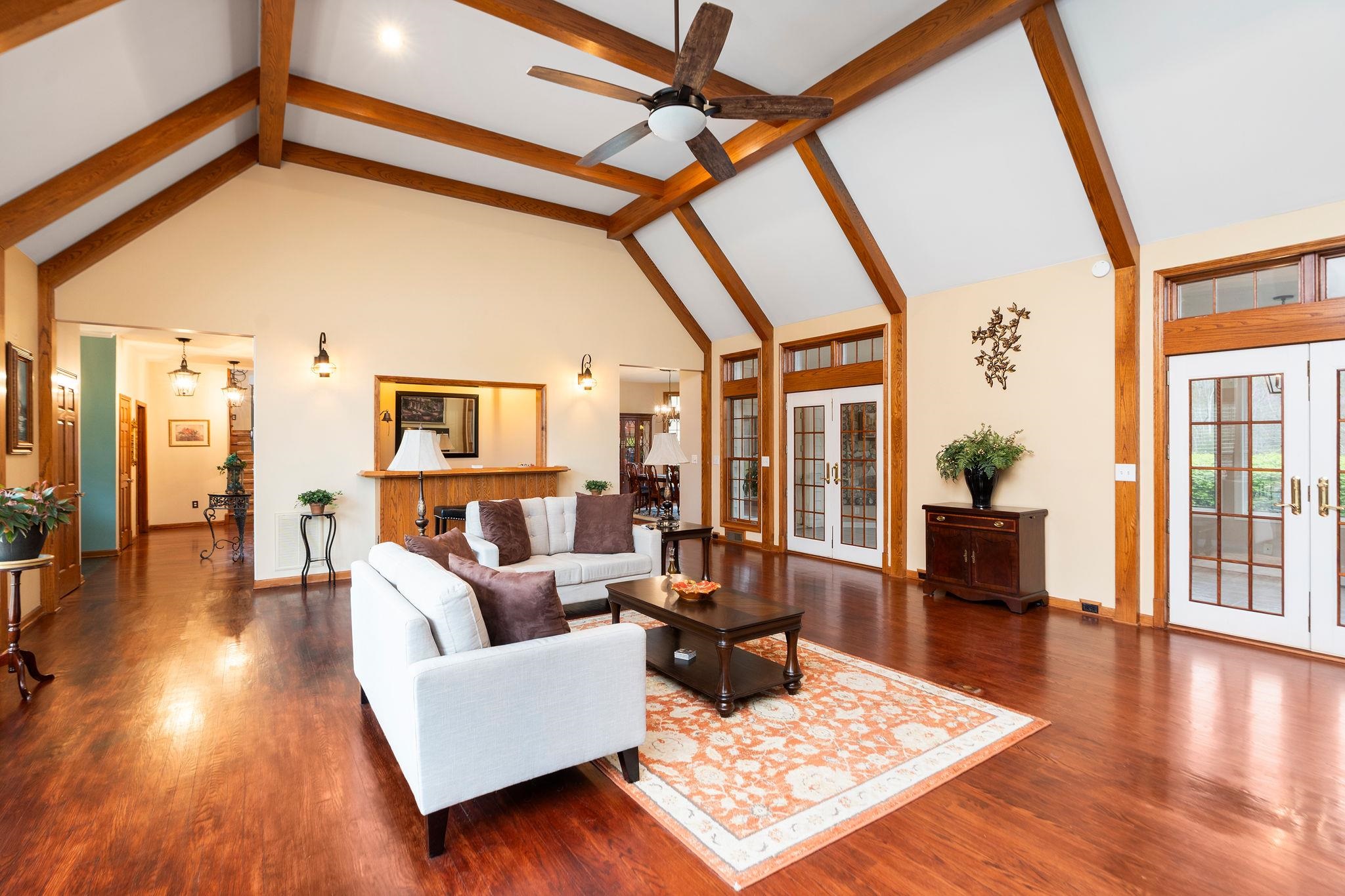 flooring throughout main level.