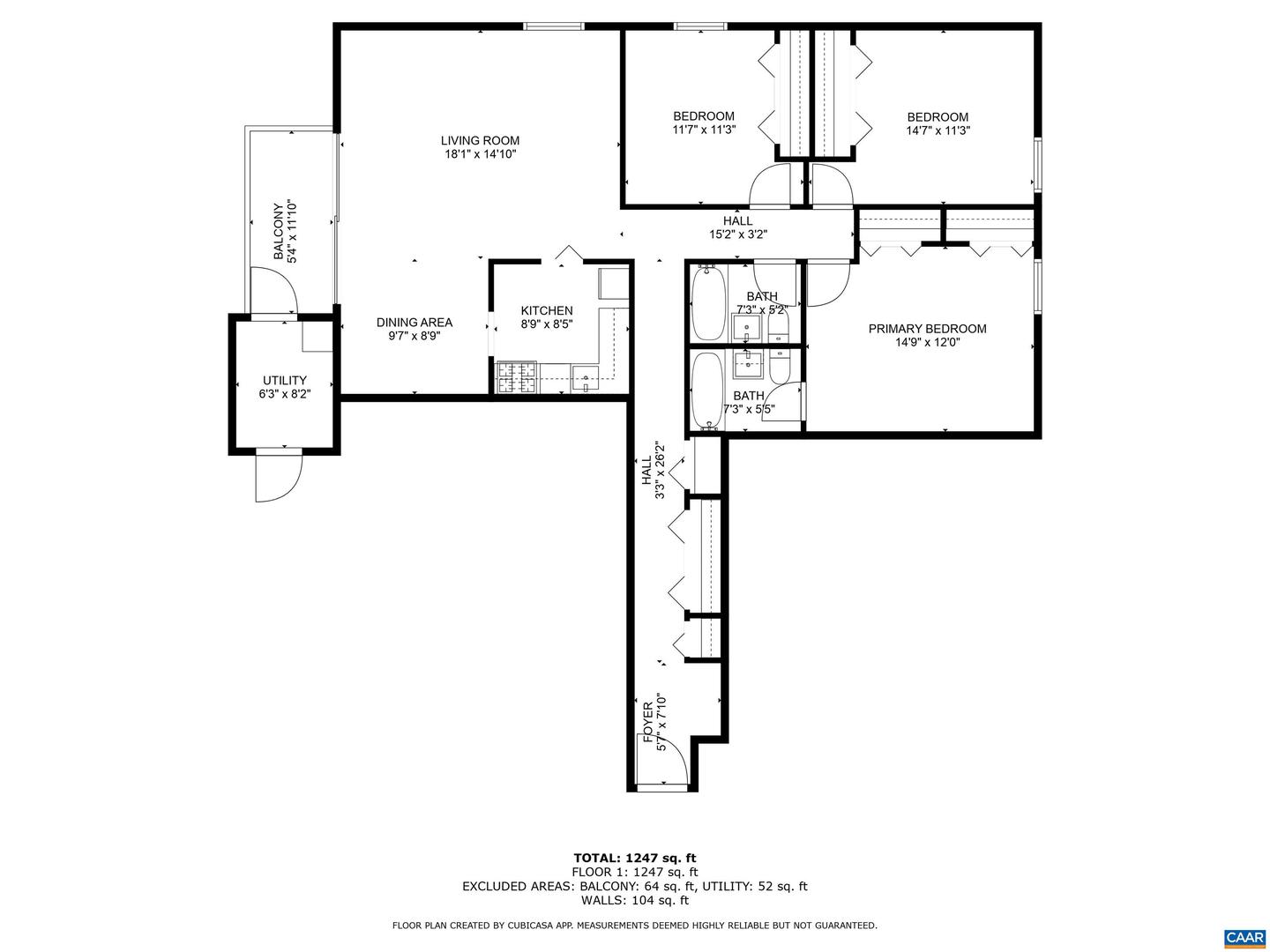 511 N FIRST ST #201, CHARLOTTESVILLE, Virginia 22902, 3 Bedrooms Bedrooms, ,2 BathroomsBathrooms,Residential,For sale,511 N FIRST ST #201,672340 MLS # 672340