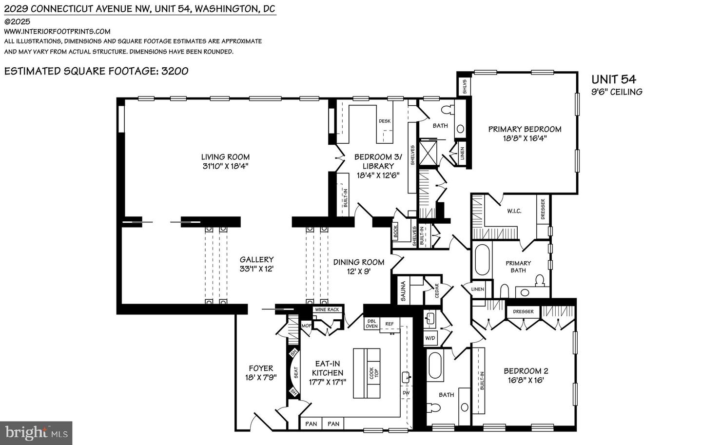 2029 CONNECTICUT AVE NW #54, WASHINGTON, District Of Columbia 20008, 3 Bedrooms Bedrooms, ,3 BathroomsBathrooms,Residential,For sale,2029 CONNECTICUT AVE NW #54,DCDC2228418 MLS # DCDC2228418