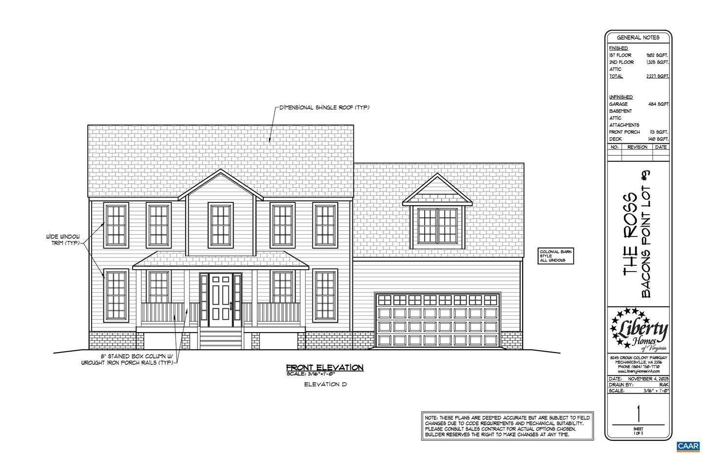0 RISING SUN RD #BP 9, PALMYRA, Virginia 22963, 4 Bedrooms Bedrooms, ,2 BathroomsBathrooms,Residential,For sale,0 RISING SUN RD #BP 9,672397 MLS # 672397