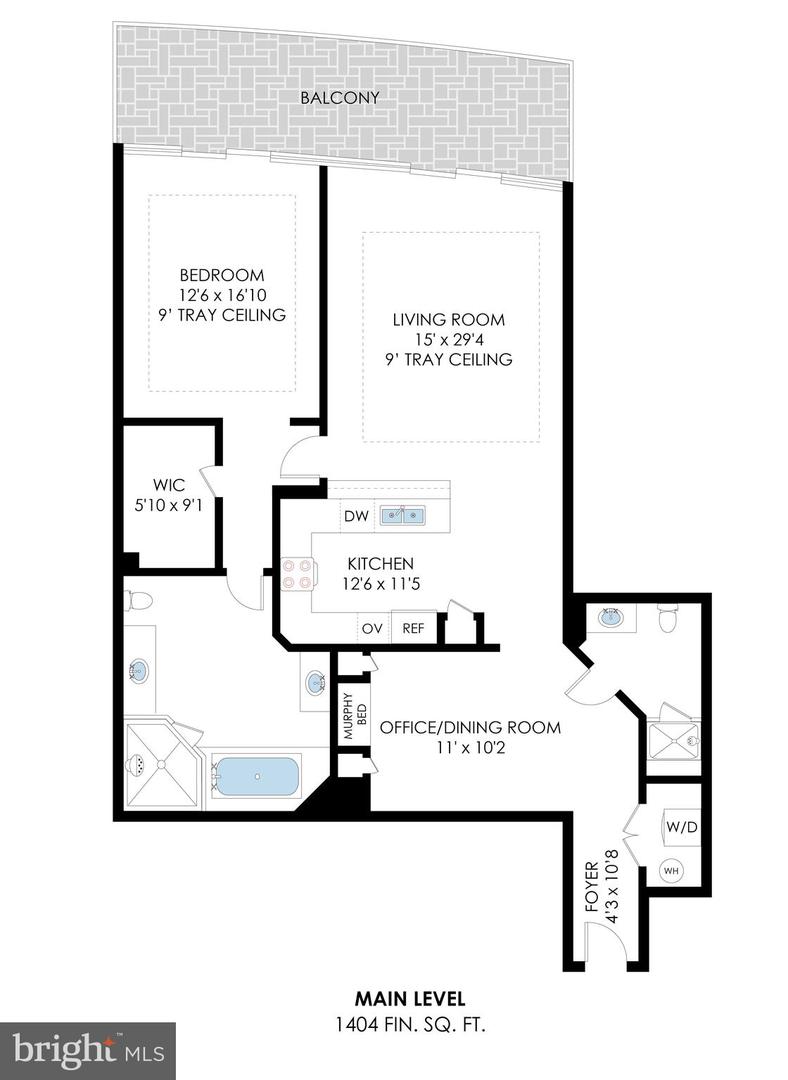 1881 N NASH ST #1706, ARLINGTON, Virginia 22209, 1 Bedroom Bedrooms, ,2 BathroomsBathrooms,Residential,For sale,1881 N NASH ST #1706,VAAR2064256 MLS # VAAR2064256