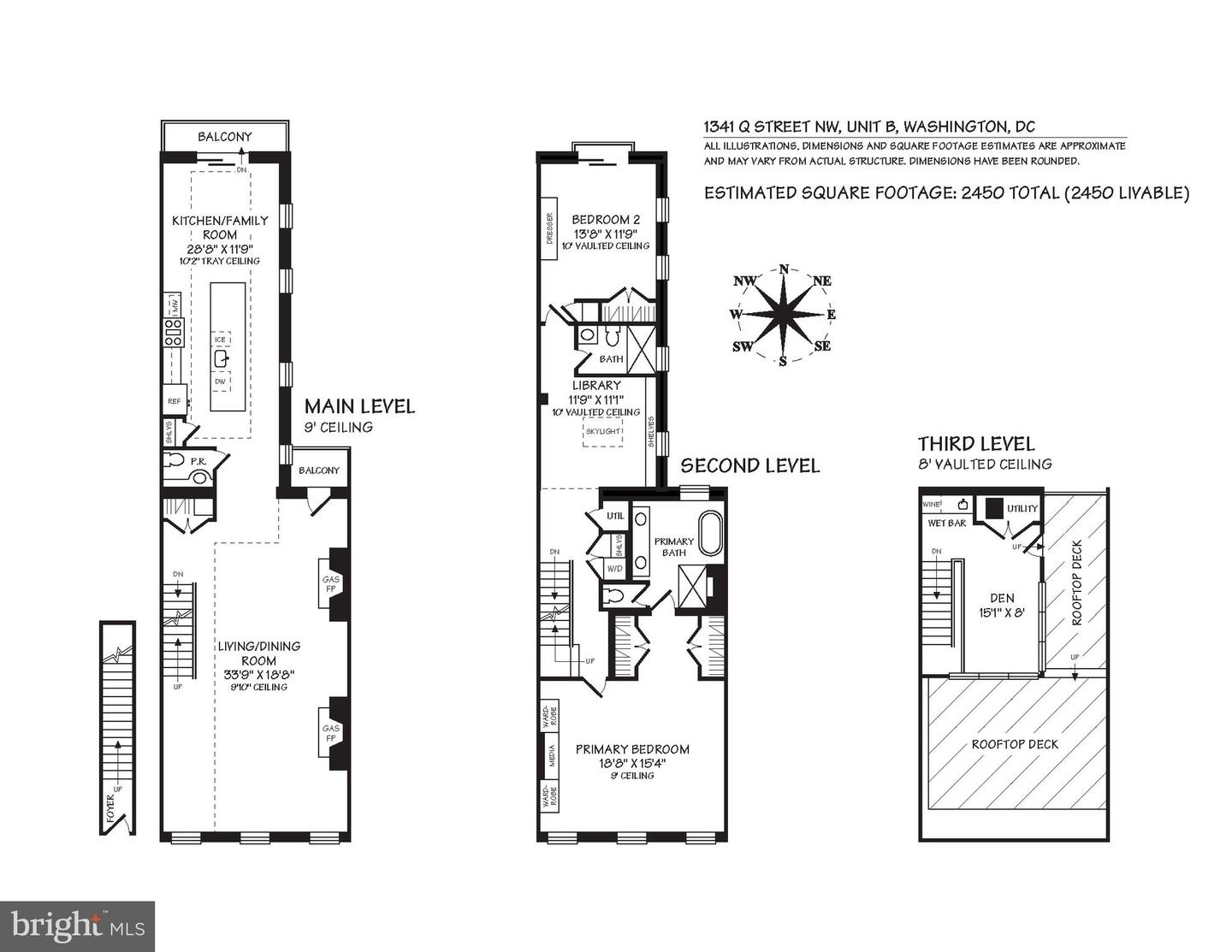1341 Q ST NW #B, WASHINGTON, District Of Columbia 20009, 2 Bedrooms Bedrooms, ,2 BathroomsBathrooms,Residential,For sale,1341 Q ST NW #B,DCDC2240398 MLS # DCDC2240398