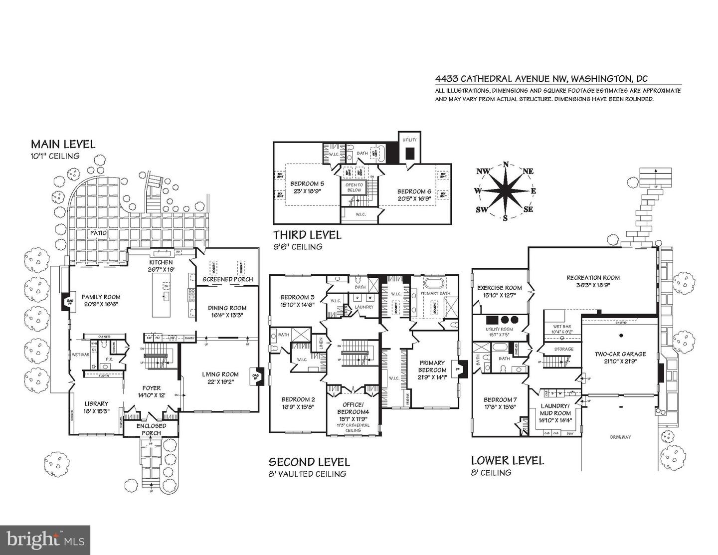 4433 CATHEDRAL AVE NW, WASHINGTON, District Of Columbia 20016, 7 Bedrooms Bedrooms, ,6 BathroomsBathrooms,Residential,For sale,4433 CATHEDRAL AVE NW,DCDC2240746 MLS # DCDC2240746