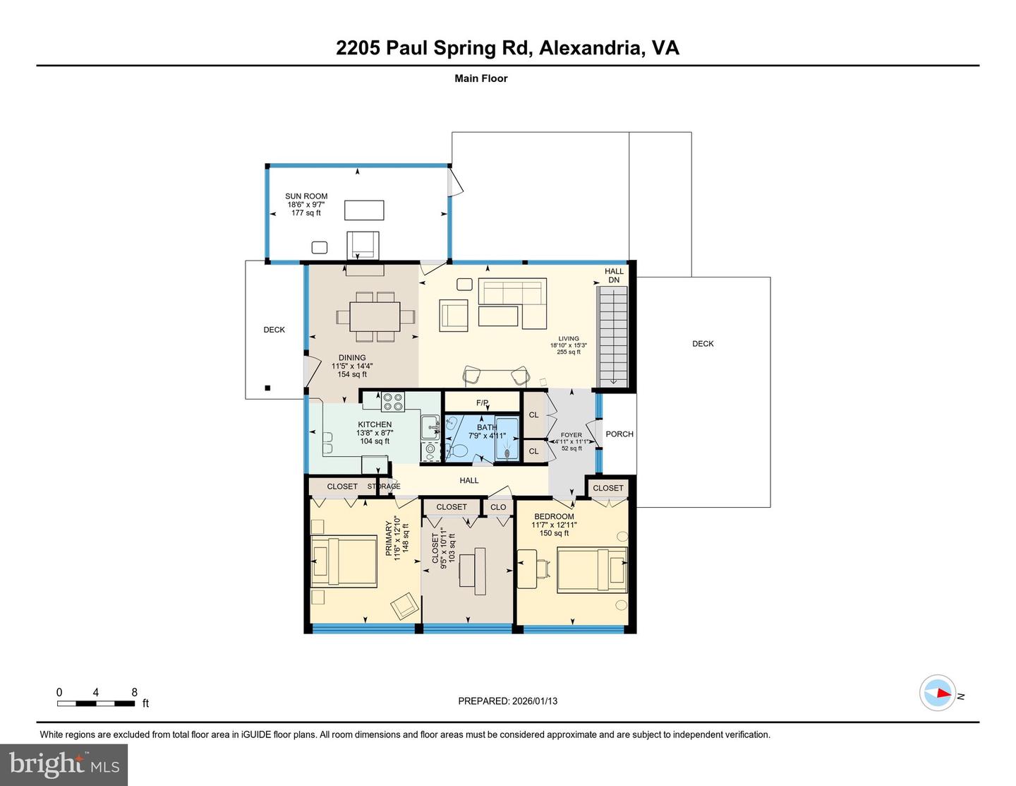 2205 PAUL SPRING RD, ALEXANDRIA, Virginia 22307, 3 Bedrooms Bedrooms, ,2 BathroomsBathrooms,Residential,For sale,2205 PAUL SPRING RD,VAFX2285402 MLS # VAFX2285402